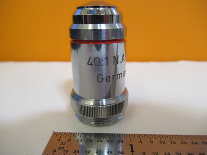 ROLYN GERMANY 40X OBJECTIVE OPTICS MICROSCOPE PART AS PICTURED &A4-A-27