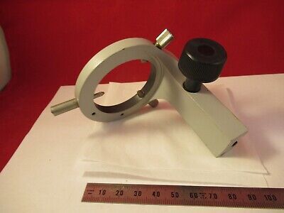 ZEISS GERMANY BRASS CONDENSER HOLDER MICROSCOPE PART AS PICTURED &96-A-06