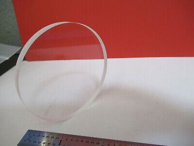 OPTICAL FLAT BK7 GLASS 2.5" DIAMETER LASER OPTICS AS PICTURED &B6-A-14