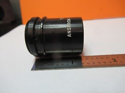 ANSTRON LENS 63mm F:8 MICROSCOPE PART OBJECTIVE OPTICS AS PICTURED &FT-6-X17