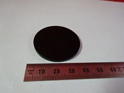 OPTICAL OPAQUE BLACK FILTER GLASS OPTICS AS IS &51-A-66