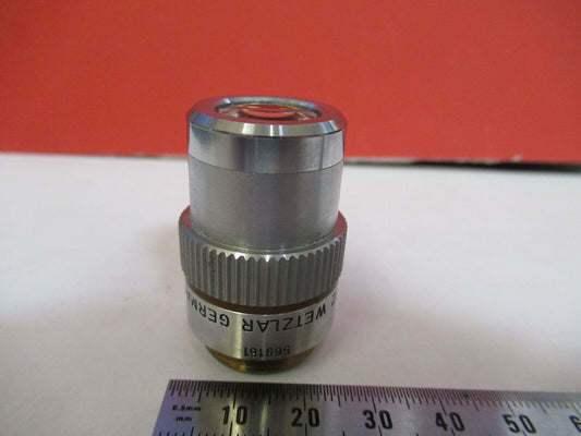 LEITZ WETZLAR OBJECTIVE 3.2X PL INFINITY  MICROSCOPE PART as pictured B3-B-72