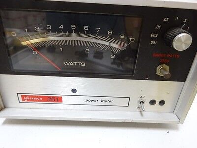 FOR PARTS SCIENTECH LASER POWER METER READOUT DISPLAY AS PICTURED AS IS #TC-2