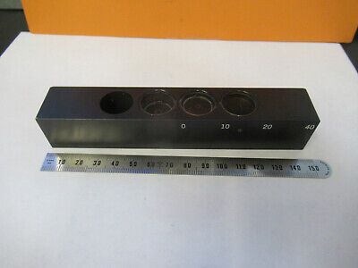 OLYMPUS JAPAN PHASE FILTER SLIDE MICROSCOPE PART OPTICS AS PICTURED &P4-A-41