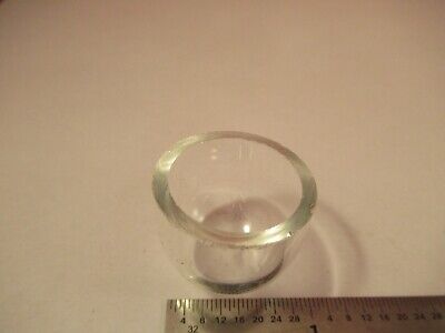 OPTICAL GLASS DOME CUVETTE RLG LITTON OPTICS AS PICTURED &FT-6-61