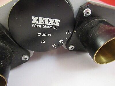 ZEISS GERMANY IN35 BINOCULAR HEAD OPTICS 473016 MICROSCOPE PART AS PIC &12-A-08