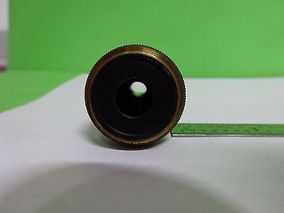 MICROSCOPE PART OBJECTIVE OLYMPUS JAPAN MPLAN 40X OPTICS AS IS BIN#W8-67