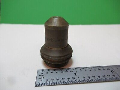 ANTIQUE BRASS BAUSCH LOMB OBJECTIVE 16mm MICROSCOPE PART AS PICTURED &17-A-27