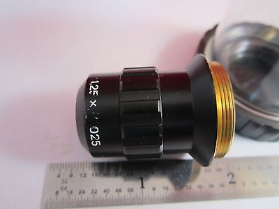 OPTICAL MICROSCOPE OBJECTIVE AUS JENA 1.25X INFINITY PLAN ACHRO OPTICS BIN#C6