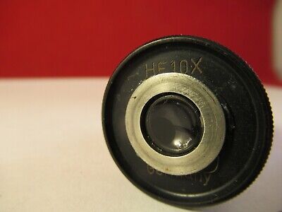 GERMANY HF 10X EYEPIECE OPTICS MICROSCOPE PART AS PICTURED &1E-B-87