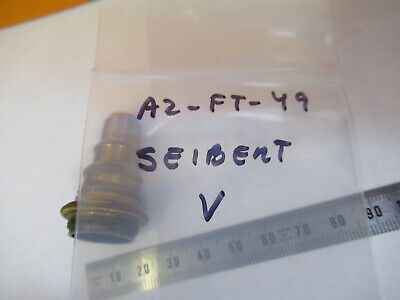 ANTIQUE SEIBERT GERMANY OBJECTIVE "V" LENS MICROSCOPE PART AS PICTURED &A2-FT-49