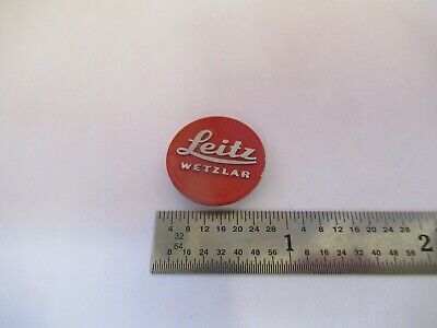 LEITZ GERMANY ALUMINUM LOGO MICROSCOPE PART AS PICTURED &4T-A-41