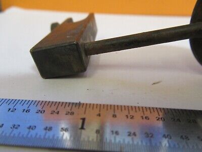 FOR PARTS ANTIQUE BRASS ROTATION KNOB LEVER OLD MICROSCOPE AS PICTURED &7B-B-05