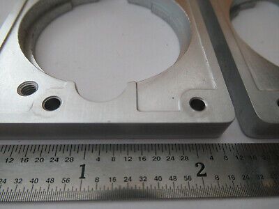 LEITZ GERMANY LAMP CLAMP PAIR MICROSCOPE PART  AS PICTURED &F3-A-90