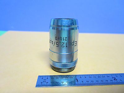 MICROSCOPE PART OBJECTIVE REICHERT AUSTRIA EPI 12.5X  OPTICS  BIN#D7-97