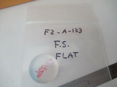 OPTICAL FLAT GLASS FUSED SILICA COATED LASER PRO OPTICS AS PICTURED #F2-A-123