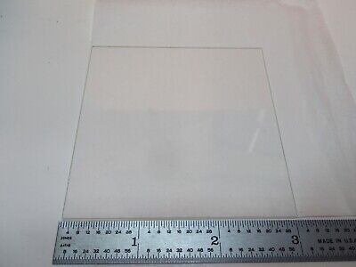 OPTICAL GLASS PLATE 3" X 3" LASER OPTICS AS PICTURED &FT-5-106