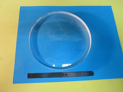 OPTICAL CONCAVE CONVEX LENS 6" DIAMETER THICK LASER OPTICS BK7 GLASS BIN#A8-16