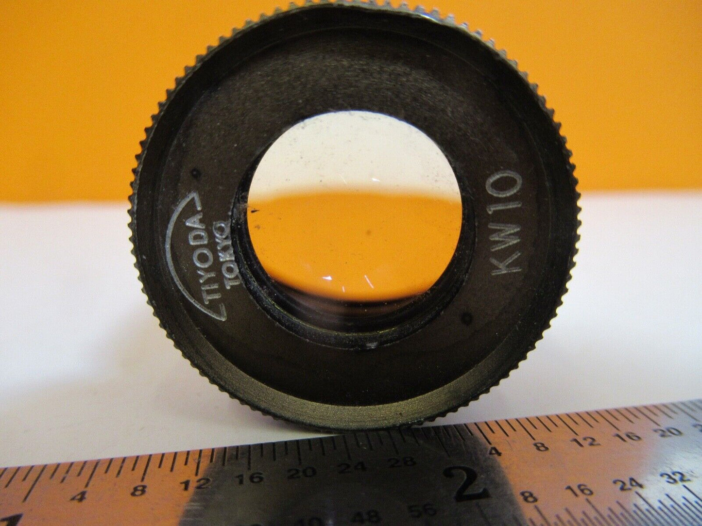 TIYODA TOKYO KW10 EYEPIECE OPTICS MICROSCOPE PART AS PICTURED &A4-A-10