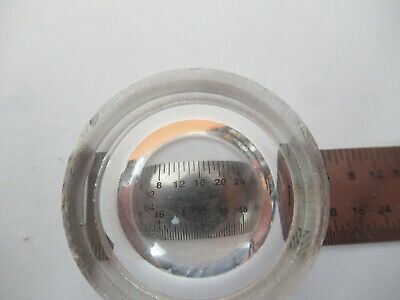 OPTICAL GLASS LENS PL-CC PLANO HIGHLY CONCAVE OPTICS AS PICTURED &F5-A-30