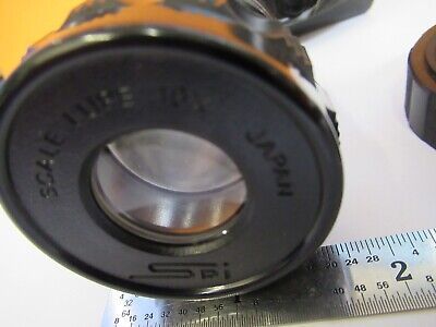 SPI LOUPE LUPE 10X MAGNIFICATION MICROSCOPE PART OPTICS AS PICTURED &50-A-12