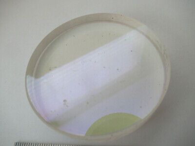 OPTICAL FLAT FUSED SILICA 2" DIAMETER LASER OPTICS AS PICTURED &F5-A-07