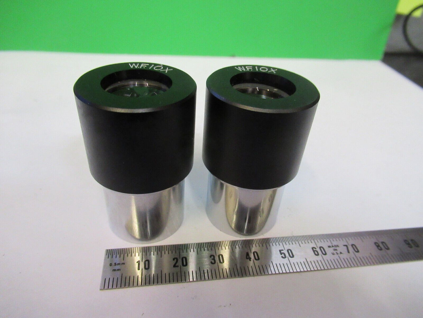 TOKYO PAIR EYEPIECE LENS WF10X NEW OPTICS MICROSCOPE PART AS PICTURED #W5-B-15