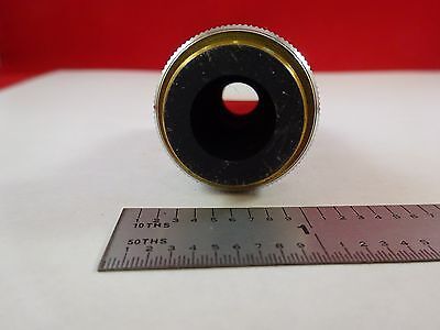 MICROSCOPE PART OBJECTIVE LEITZ WETZLAR GERMANY L32X OPTICS AS IS BIN#D8-A-04