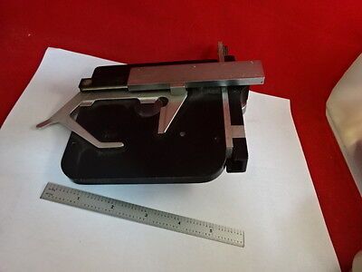 LEITZ GERMANY STAGE TABLE MICROMETER MICROSCOPE PART SM-LUX AS PICTURED &86-70