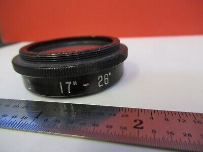 MOUNTED STEREO LENS OBJECTIVE C 17" - 26" MICROSCOPE PART AS PICTURED &Q1-A-58