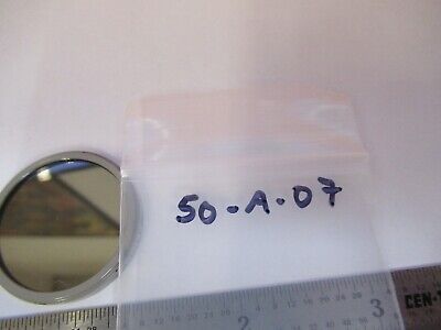 CARL ZEISS GERMANY NEUTRAL DENSITY 0.12 FILTER MICROSCOPE PART AS PIC &50-A-07