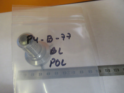 BAUSCH LOMB POL OBJECTIVE 21X LENS + CLAMP MICROSCOPE PART AS PICTURED #P4-B-77