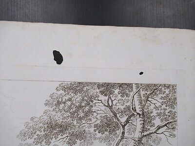 ANTIQUE ETCHING ITALIA ROME CIRCA 1810 GASPARD DUGHET PIETRO PARBONI AS PIC vii