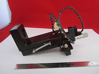 OPTICAL FIXTURE POSITIONER MICROMETER AS IS LASER OPTICS  BIN #7C