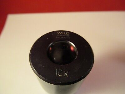 WILD HEERBRUGG SWISS EYEPIECE OCULAR 10X MICROSCOPE PART AS PICTURED &1E-B-42