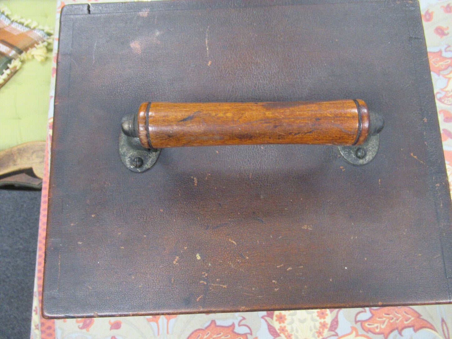 EMPTY WOOD CABINET for ANTIQUE WATSON UK 1890s MICROSCOPE PART AS PICTURED &TA5