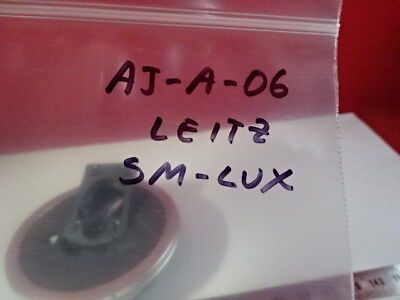 LEITZ WETZLAR GERMANY SM-LUX BRASS NOSEPIECE MICROSCOPE PART AS IS &AJ-A-06