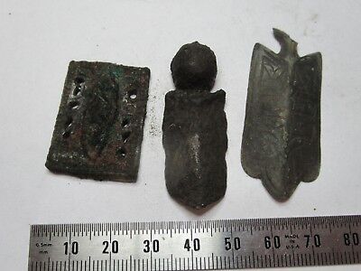 ANTIQUE BRASS BRONZE LOT MEDIEVAL ??? from EUROPE BOG FIND AS PICTURED &3-DT-10