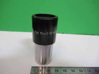 MICROSCOPE PART CARL ZEISS EYEPIECE OCULAR KPL 10X LENS AS PICTURED &G2-A-03