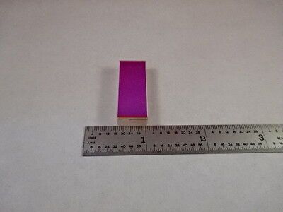 OPTICAL FLAT RECTANGULAR DICHROIC MIRROR OPTICS AS PICTURED &7C-A-13