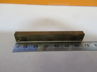 VICKERS UK ENGLAND BRASS GEAR STAGE MICROSCOPE PART AS PICTURED P3-A-38