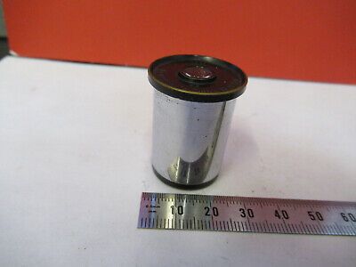 ANTIQUE ERNST LEITZ 10X LENS OPTICS EYEPIECE MICROSCOPE PART AS PICTURED &93-A-4