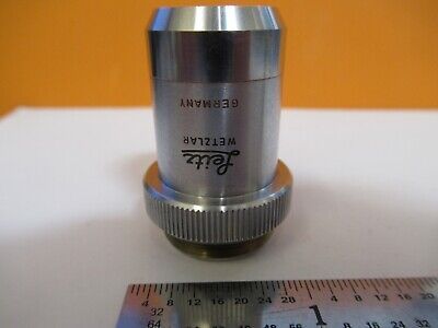 LEITZ WETZLAR OBJECTIVE PL 8X INFINITY OPTICS MICROSCOPE AS PICTURED &5M-A-17A