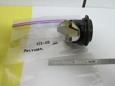 MICROSCOPE LEICA REICHERT POLYVAR MIRROR OPTICS BIN#H3-05