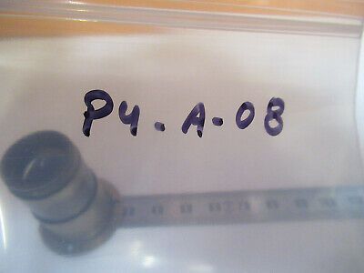 last ANTIQUE RARE BRASS LENS MOUNTED UNKNOWN MICROSCOPE PART AS PICTURED P4-A-08