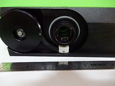 MICROSCOPE POLYVAR REICHERT LEICA ILLUMINATOR IRIS PATH OPTICS AS IS BIN#W2-04