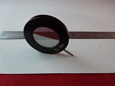 NEUTRAL DENSITY FILTER ND12 MICROSCOPE PART OPTICS AS IS &87-21