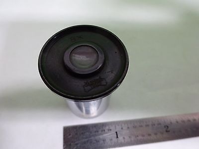 MICROSCOPE PART YASHIMA TOKYO EYEPIECE OCULAR 8X OPTICS AS IS BIN#Y6-E-05