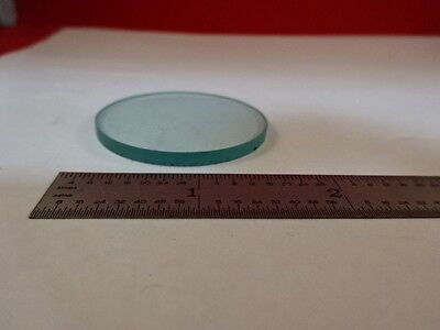 MICROSCOPE PART GLASS FILTER LEITZ ILLUMINATOR OPTICS AS IS #AN-25