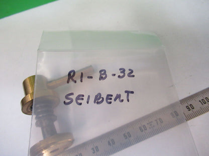 ANTIQUE SEIBERT BRASS FRAME LIMB ADJUST MICROSCOPE PART AS PICTURED #R1-B-32